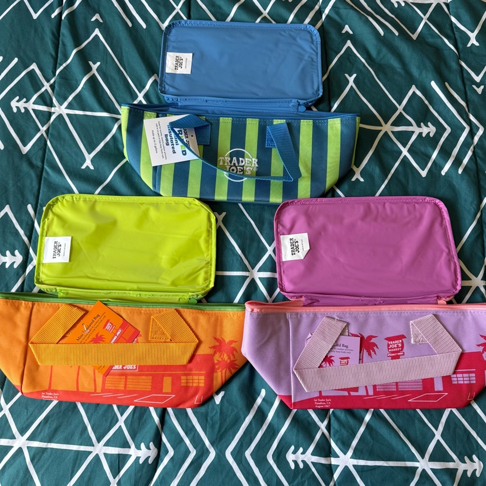 Trader Joe's Mini Insulated Bags- Set of 3